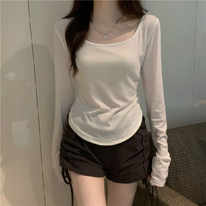 Long%20sleeve%20t-shirt%20women's%20spring%20and%20autumn%20new%20trendy%20ins%20irregular%20slim%20fit%20student%20casual%20crop%20top%20girl%20base%20shirt%20-%20Image%206