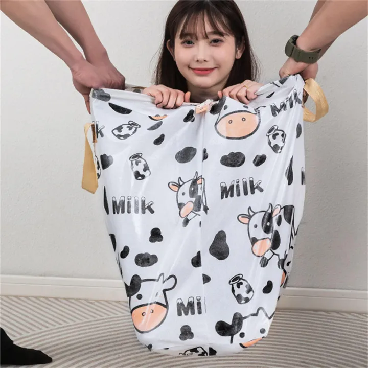 Foldable%20%20Quilt%20storage%20bag%20Neat%20Handbags%20Portable%20%20Dustproof%20wardrobe%20organizer%20bags%20Waterproof%20Dustproof%20%20Cartoon%20cow%20printing%20for%20Home%20organization%20%20Travel%20packing%20%20Kids'%20room%20%20College%20dorms%20-%20Image%202