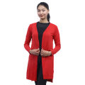 Acrylic Full Sleeves Long Outer For Women. 