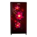 Aura Wine Colour Floral Design 170 Ltr Single Door Refrigerator (AU170DWGS). 