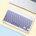 Fashion 10 Inch Bluetooth Keyboard Rechargeable Slim Design Wireless Keyboard Lightweight Universal Portable Keyboard Notebook. 