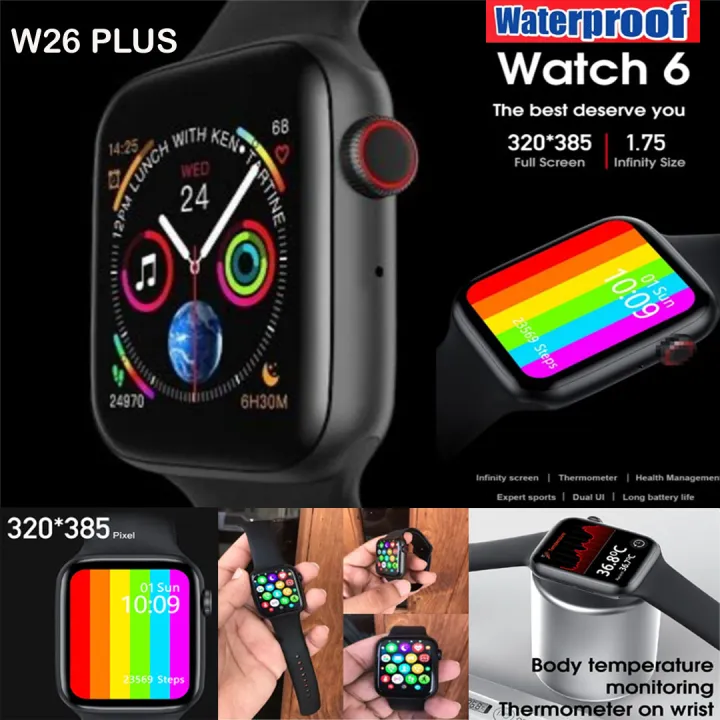 Smart Watch W26 Plus (W26+) IP68 Waterproof Men Women Smart Watch