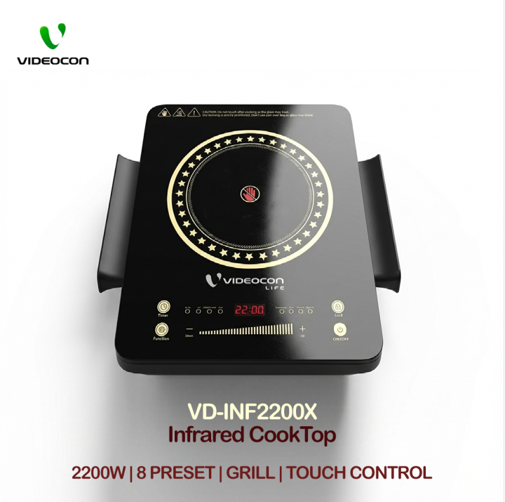 Videocon%20Life%202200%20Watts%20Infrared%20Cooktop%20with%20Grill%20%7C%20Auto-Switch%20Off%20%7C%208%20Preset%20Modes%20%7C%20Feather%20Touch%20Panel%20%7C%20Overheat%20Protection%20%7C%20Radiant%20Heating%20Technology%20%20VD-INF2200X%7C1-Year%20Warranty%20-%20Image%202