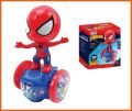 Toys World | Spider-Man Balance Spin Car 5D Light, Dancing Spider-Man Robot Toys Robot can be rotated, Spin Robot Interactive Toy, Spiderman toy dancing figure with sound effects for Gift Girls Boys Children. 