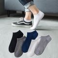 Pack Of 5 Summer Cotton Ankle Socks For Men. 