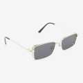 Rectangular Shape Metal Frame Sunglasses For Unisex. 
