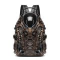 Creative Design Y2K 3D Xenomorph Shaped Backpack PVC Novelty Punk Cool Handbag Unique Alien Purse Women Men. 