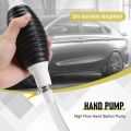 High Flow Siphon Hand Pump Portable Manual Car with 2M Syphon Hose. 