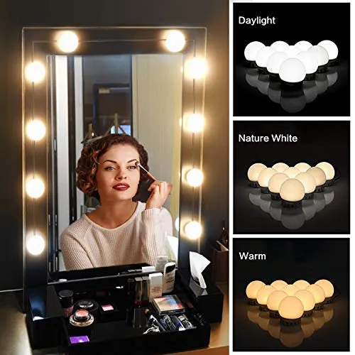Sparkle%20Hollywood%20Style%20LED%20Vanity%20Mirror%20Lights%20Kit%20with%2010%20Dimmable%20Light%20Bulbs%20For%20Makeup%20Dressing%20Table%20(No%20Mirror)%20-%20Image%204