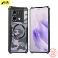 Nanu For Infinix Zero 30 5G [Camouflage Beatles] Compatible with Magsafe Phone Case Shockproof Slim Soft Cover Transparent Back Protection Casing. 