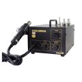 Quick 850A SMD Rework Station Antistatic Hot Air Desoldering Station With 3 pcs Nozzles for Phone Motherboard Repair. 