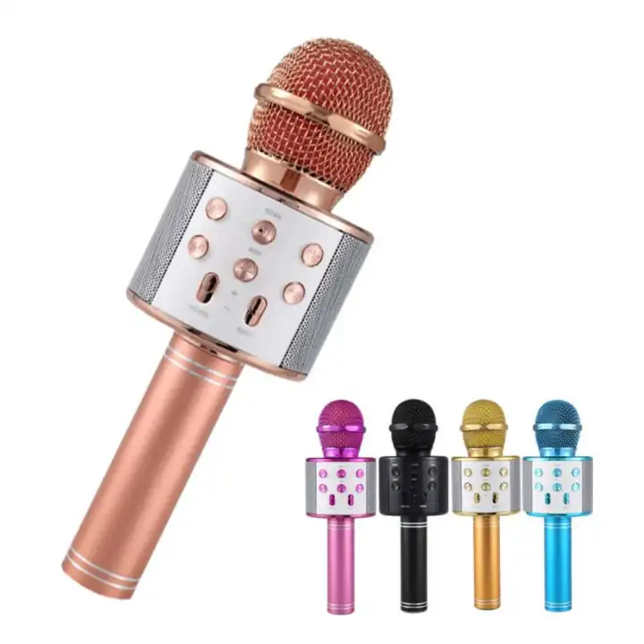 WS-858 Wireless Karaoke Bluetooth Microphone