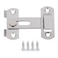 JAERBEE 3X Hasp Latch METAL Hasp Latch Lock Sliding Door Lock for Window Cabinet Fitting. 