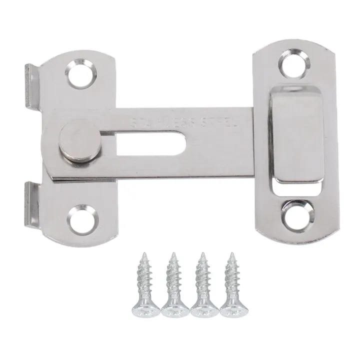 XHHDQES%203X%20Hasp%20Latch%20METAL%20Hasp%20Latch%20Lock%20Sliding%20Door%20Lock%20for%20Window%20Cabinet%20Fitting%20-%20Image%202