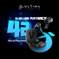 Ultima Blaze Gaming Earbuds with ANC | 42 Hours Playtime | 4 Mics with ENC | 15 Meters Range | Dual Tone with Blazing LEDs | Rampage Mode (40 MS) | IPX4 Rated | 5C BOOST Charging Wireless Earbuds. 