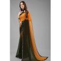 Multicolor Georgette Saree. 