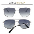 GREY JACK Full Frame Polygon Shape Polarized Sunglasses for Men Women GJ2307. 