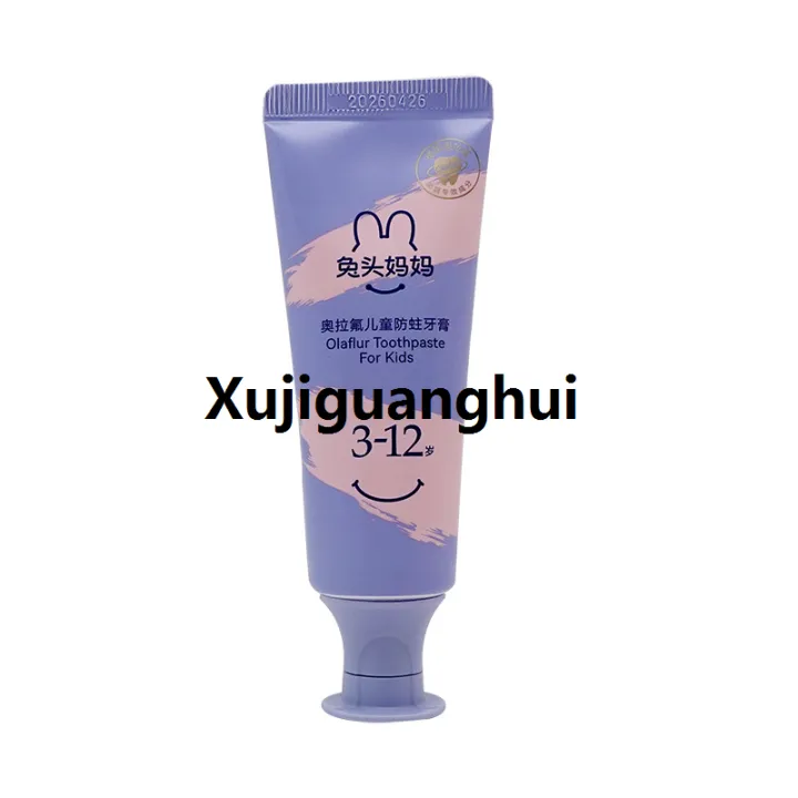 Xujiguanghui%20Rabbit%20head%20mother%20olafluoride%20children's%20toothpaste%20can%20prevent%20tooth%20decay%20and%20tooth%20decay,%201-3-12%20years%20old%20baby%20fluoride%20toothpaste%20-%20Image%209