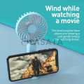 Fancy Korean 3 Speed Mini Fan - Lithium Rechargeable battery With Stand | USB fan | USB Rechargeable. 