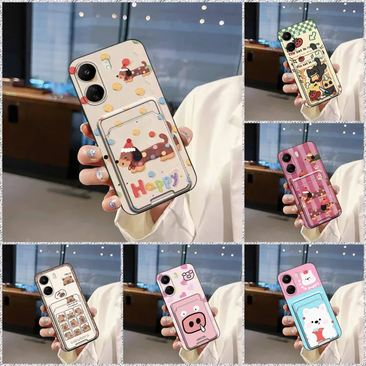 Card%20bag%20Shockproof%20Phone%20Case%20For%20Redmi%2013C%204G/Xiaomi%20Poco%20C65%20protective%20Durable%20Fashion%20Design%20Full%20wrap%20Cartoon%20TPU%20-%20Image%204