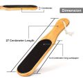 Double Sided Foot File Scrubber Dead Skin & Callus Remover Pedicure Tool with Wooden Handle. 