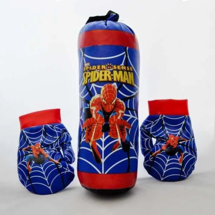 Kids%20Boxing%20Glove%20with%20Punching%20Bag%20Spiderman%20Toys%20Super%20Hero%20SpiderMan%20-%20Image%203
