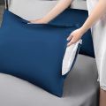 Silk Pillowcase (1 pc) for Hair and Skin, Cooling Silk Pillow Case ,Allergen Proof Dual Sides Soft Breathable Smooth Silk Pillow Cover (1 pc ). 