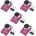 5Pcs GY-MAX4466 Electret Microphone Amplifier MAX4466 Module Adjustable Gain Breakout Board for Arduino. 