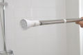 Adjustable Stainless Steel Telescopic Shower Curtain Rod 110-200cm for Bathroom. 