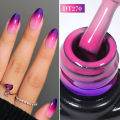 Art varnish soaking semi-change temperature manicure nail polish hot 7 ml ACROSSMEET gel 3 layers of ultraviolet gel permanent nails. 