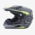 Shell Black/Neon Green Matt Finish 125 Dirt Helmet. 
