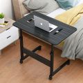 Height Adjustable Sofa Side Table With Wheels. 