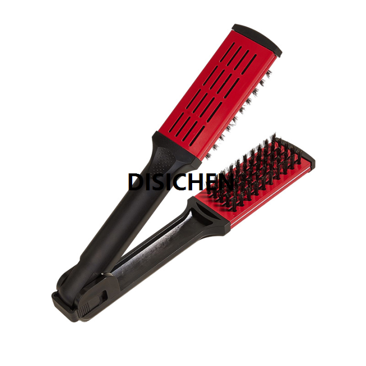 DISICHEN%201pcs%20Splint%20V-shaped%20Flat%20Comb%20Salon%20Boar%20Bristle%20Hair%20Brush%20Detangle%20Comb%20for%20Hair%20Styling%20Fluffy%20Anti-Static%20Home%20Barber%20Tools%20Affordable%20-%20Image%207