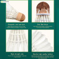 Alpsport 606 Cloud Crane 100% Goose Feather 6 Pcs Badminton Shuttlecock Amateur Training Original Ball Standard Quality Durable For. 
