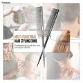 Sutuiying New Aluminium Rat Tail Combs Spirial Handle Heat Resistant Women Luxury Smooth Hair Comb Multi Functonal Barber Styling Tools For Men. 