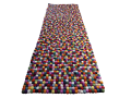 Multy Color Hand felted Rug - 60x180 cm (1.97x5.91 Ft) - Brand New, Rectangle Shape. 