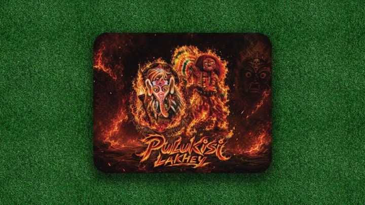 Pulukisi Lakhey Art Printed Mouse Pad