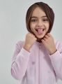Piazzaitalia Kids Girl Star sweatshirt zipper hoodies Pink - 26456. 