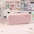 Zipper closure Pencil case Stylish Large capacity Ins style Pen pouch Pouch design Transparent Stationery holder for Students Office workers Art. 