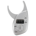 Digital LCD Body Fat Caliper Skin Fold Thickness Health Fitness Weight Gender. 
