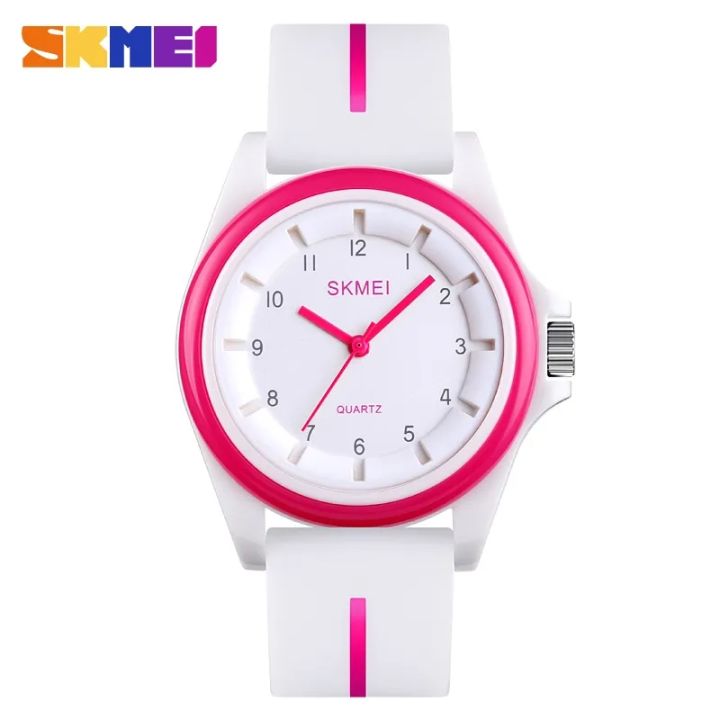 SKMEI%201578%20Men%20Watch%20Simple%20Numeric%20Round%20Dial%20Analog%20Silicone%20Strap%20-%20Pink/White%20-%20Image%204