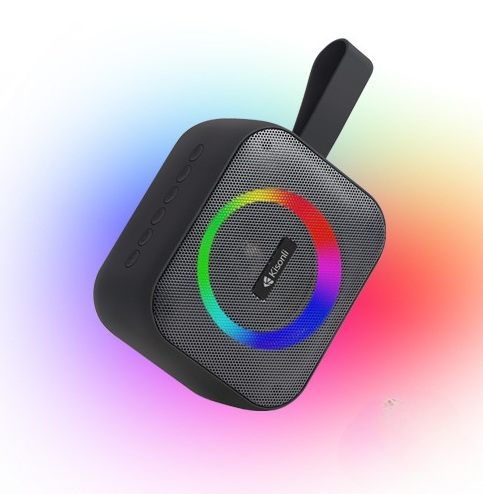 Kisonli S12 Bluetooth Speaker With RGB Light Portable Wireless Speaker ...