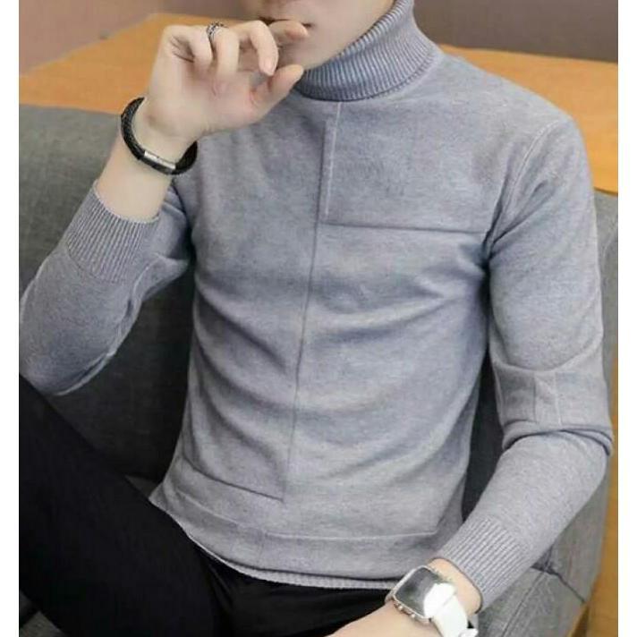 Plain Grey Sweater For Men - Multisize | Fashion | Sweaters For Men | Men's Wear | Winter Sweaters For Men |