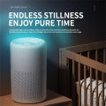 Small Air Purifier and Diffuser 2 in 1 with H3 HEPA Filter for Smoke, Dust | Super Quiet Powered by USB  (White). 