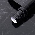 Black Marble( 200CM x 60) kitchen Wallpaper Sticker Waterproof. 