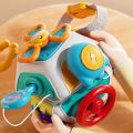 LearnNest Busy Cube – Bright & Colorful Design Enhances Motor Skills. 