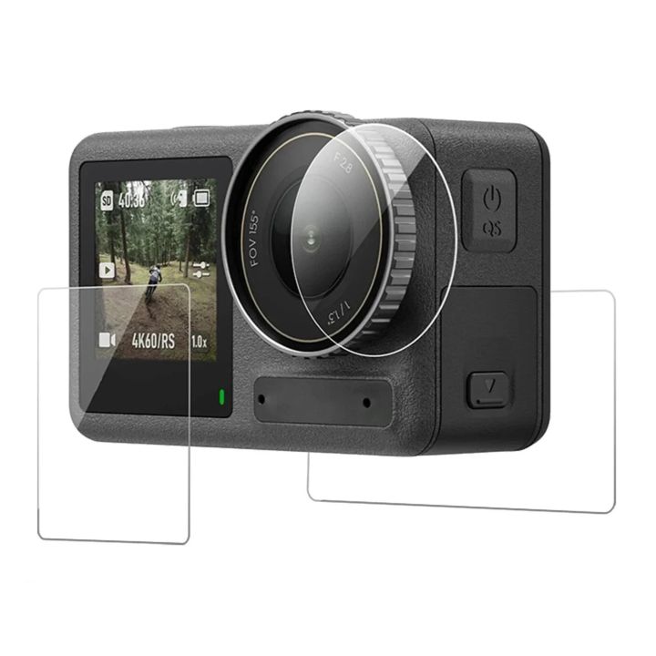 TELESIN HD Tempered Glass Screen Protector and Lens Protective