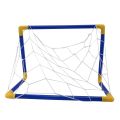XHHDQES 2X Folding Mini Football Soccer Goal Post Net Set with Pump Kids Sport Indoor Outdoor Games Toys. 