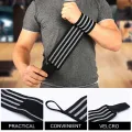 Adjustable Wristband Elastic Wrist Wraps Bandages For Weightlifting (Color Varied) - Wrist Wrappers |. 