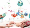 Multicolor Baby Essentials Auto Swing Happy Bed Bell With Remote & Crib Toys. 